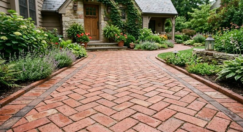 Brick Hardscape Construction in Greenwich, CT