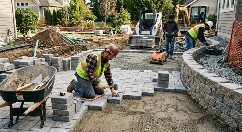 Concrete Pavers Installation in Boston, MA