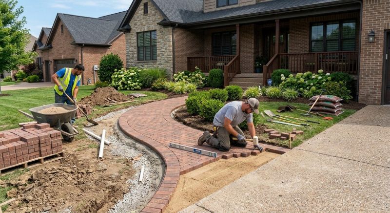Brick Landscaping Installation in Fairfield County, CT